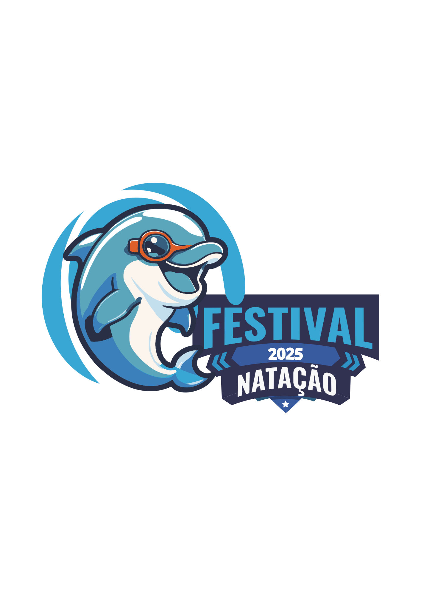 Festival de Natação Infantil no Clube Naval de Brasília