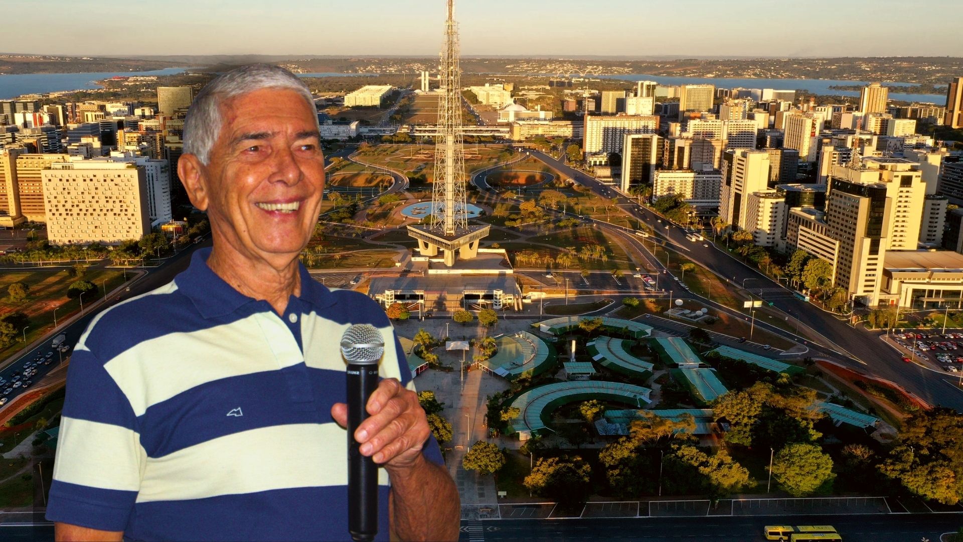 Palestra sobre Brasília com o historiador Perlingeiro