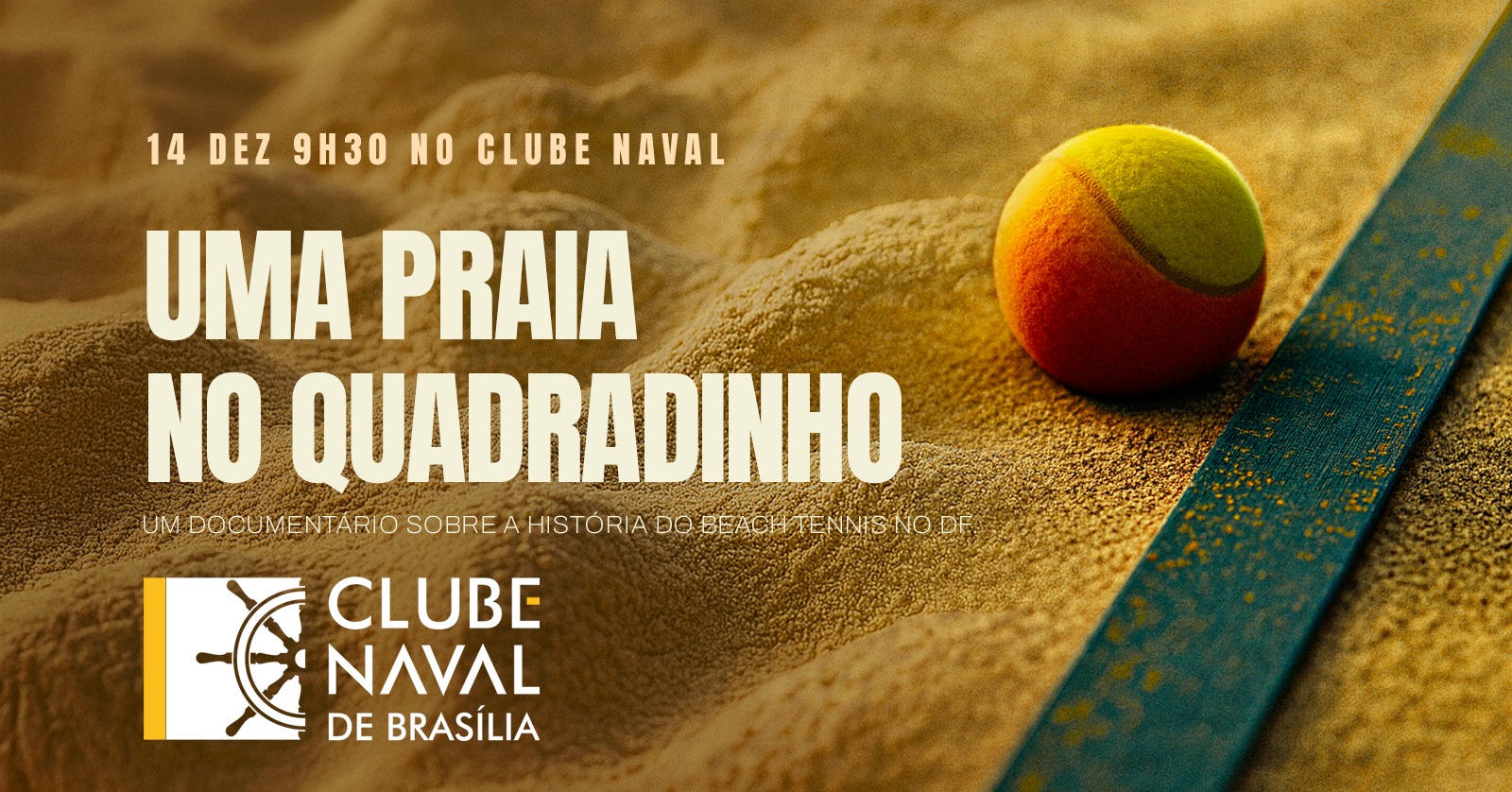 Exibição do Documentário – “Uma Praia no Quadradinho”